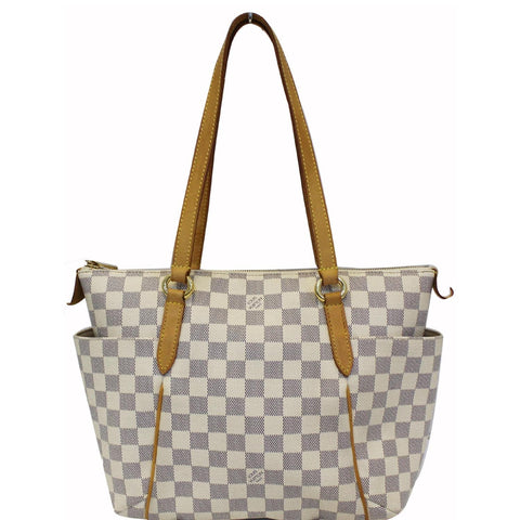 LOUIS VUITTON Totally PM Damier Azur Shoulder Bag White - 20% OFF
