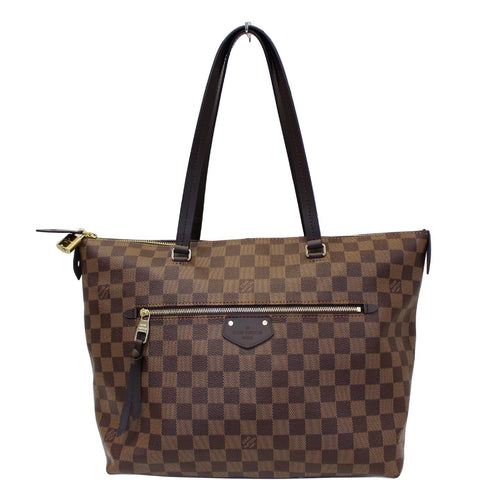 LOUIS VUITTON Iena MM Damier Ebene Shoulder Bag Brown