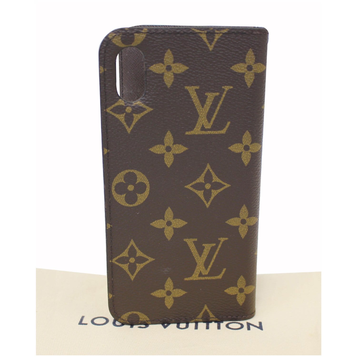 Louis Vuitton iPhone Folio Case Monogram XS Max Brown in Canvas - US
