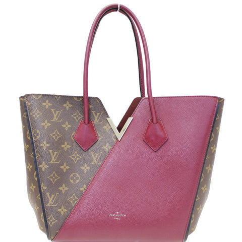 LOUIS VUITTON Kimono Monogram Calfskin Tote Bag Aurore