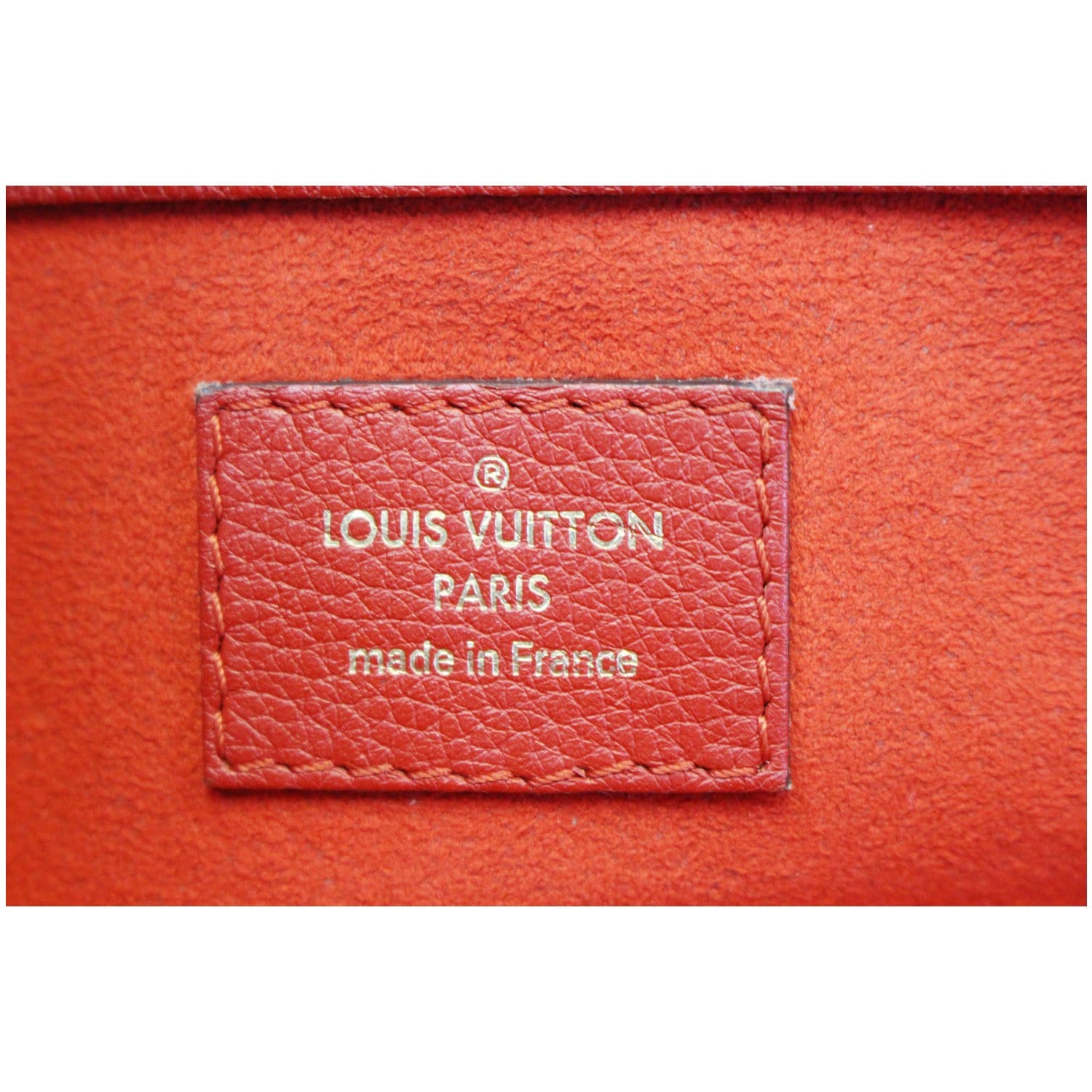 Louis Vuitton Pallas chain bag monogram canvas / calfskin red GHW