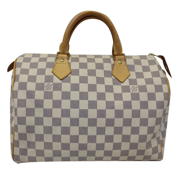 Louis Vuitton Speedy - Lv Damier Azur Handbag - front view