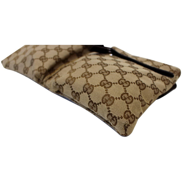 Gucci GG Monogram Waist Bum Bag Brown  - corner