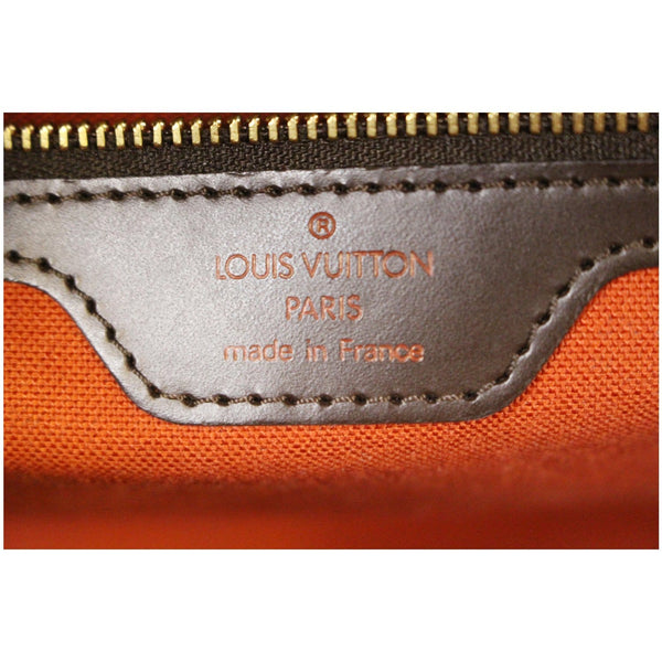 Louis Vuitton Nolita - Lv Damier Ebene Satchel Bag Brown - lv logo