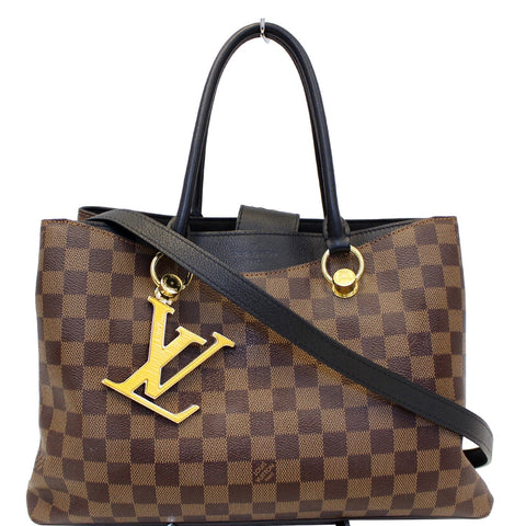 LOUIS VUITTON LV Riverside Damier Ebene Shoulder Bag Noir