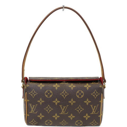 LOUIS VUITTON Recital Monogram Canvas Shoulder Handbag