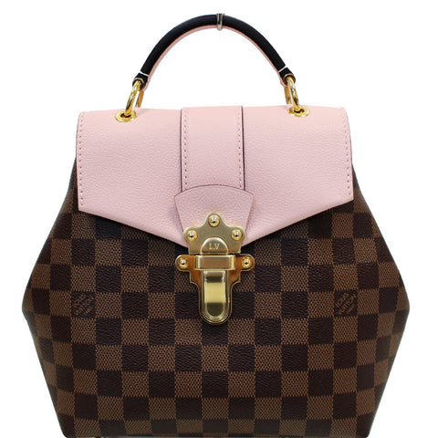 LOUIS VUITTON Clapton Damier Ebene Backpack Bag Magnolia