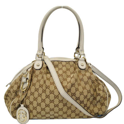 Gucci GG Sukey Two Way Shoulder Bag Beige 223974