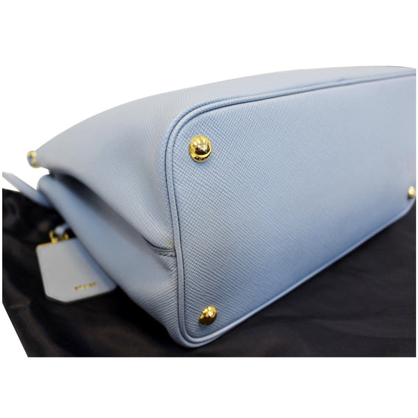 PRADA Lux Saffiano Leather Tote Shoulder Bag Blue-US