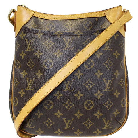 LOUIS VUITTON Odeon PM Monogram Canvas Shoulder Crossbody Bag Brown