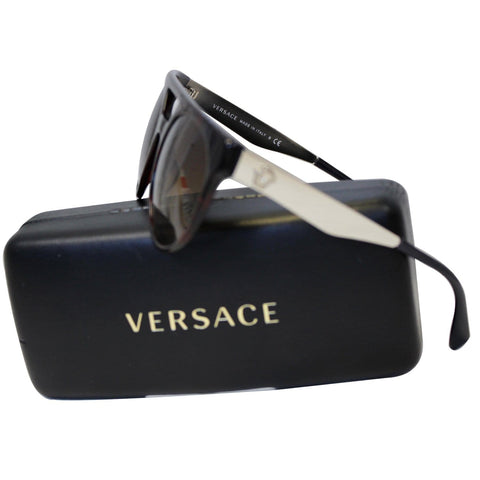  Brown Versace Sunglasses With Brown Frame - Side View