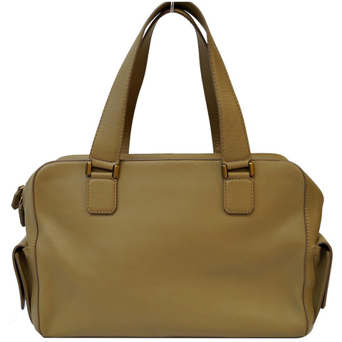 JIMMY CHOO Catherine Quilted Flap Box Satchel Bag Beige