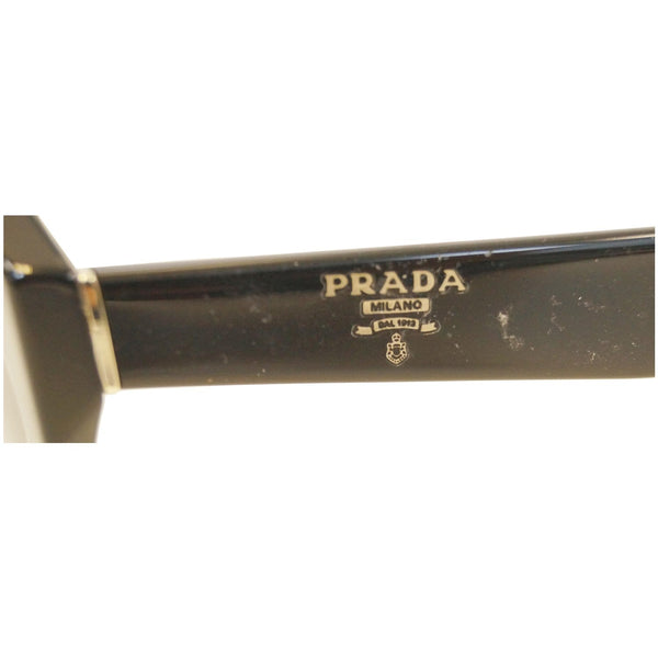 Prada Black Sunglasses Women's  - Side with Logo