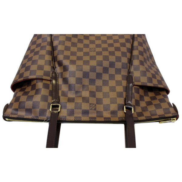 Louis Vuitton Totally MM Damier Ebene Shoulder Bag- front view