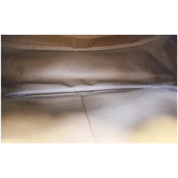 LOUIS VUITTON Saumur 35 Monogram Canvas Shoulder Bag Brown