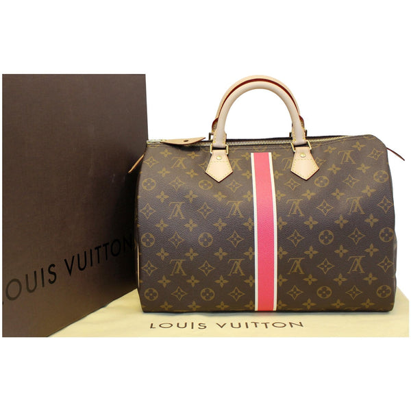 Louis Vuitton Speedy 35 Monogram Canvas Brownr Bag