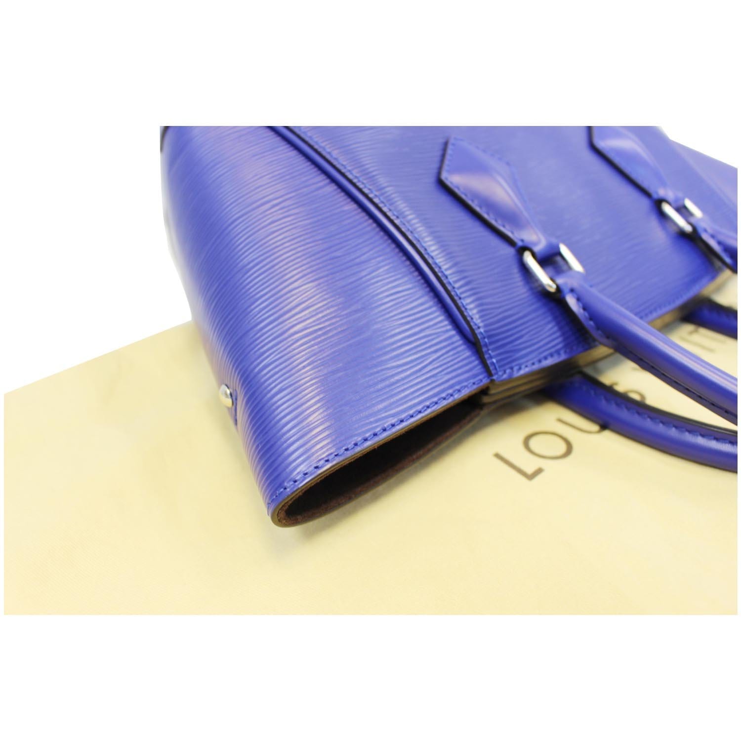 Louis Vuitton Blue Epi Phenix PM Navy blue Leather ref.399518