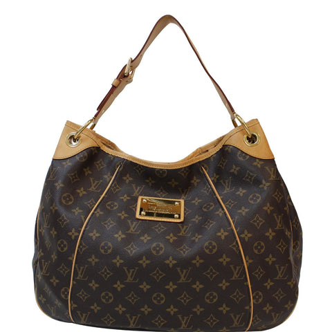 LOUIS VUITTON Galliera GM Monogram Canvas Shoulder Bag Brown