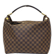 LOUIS VUITTON Duomo Hobo Damier Ebene Shoulder Bag Brown-US