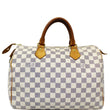 LOUIS VUITTON Speedy 30 Damier Azur Satchel Handbag-US