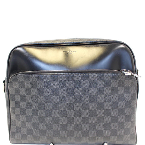 LOUIS VUITTON Dayton Reporter PM Damier Graphite Shoulder Bag