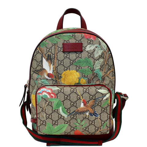 GUCCI GG Supreme Monogram Tian Animal Print Backpack 427042