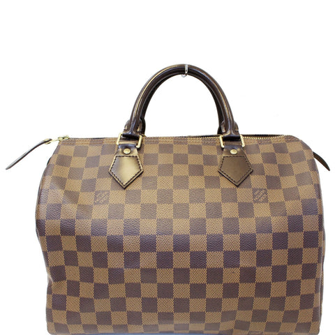 LOUIS VUITTON Speedy 30 Damier Ebene Satchel Handbag