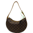 LOUIS VUITTON LV Croissant MM Monogram Canvas Shoulder Bag Brown-US