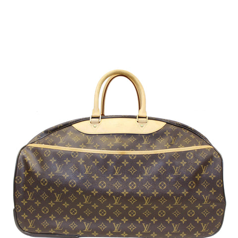LOUIS VUITTON Eole 60 Monogram Canvas Rolling Luggage Bag Brown