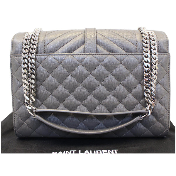 YVES Saint Laurent Envelope Medium Chain Shoulder Bag Grey