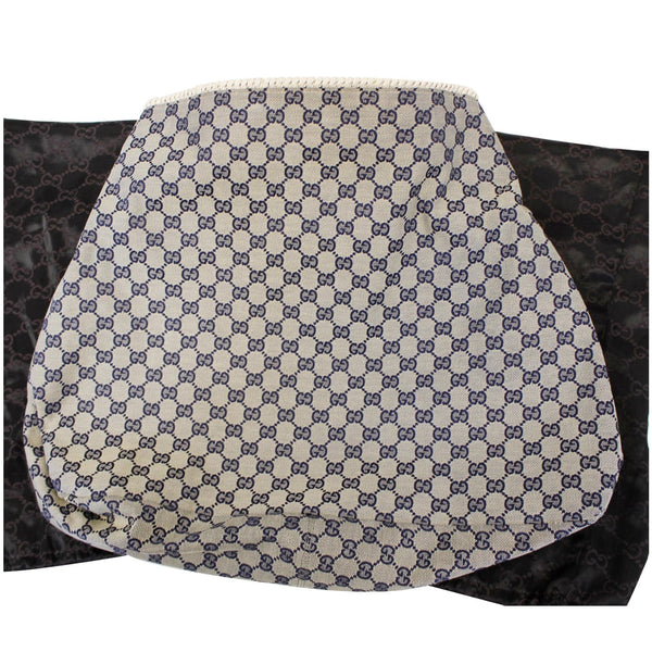 GUCCI Horsebit GG Canvas Large Hobo Bag Blue/White 114900-US