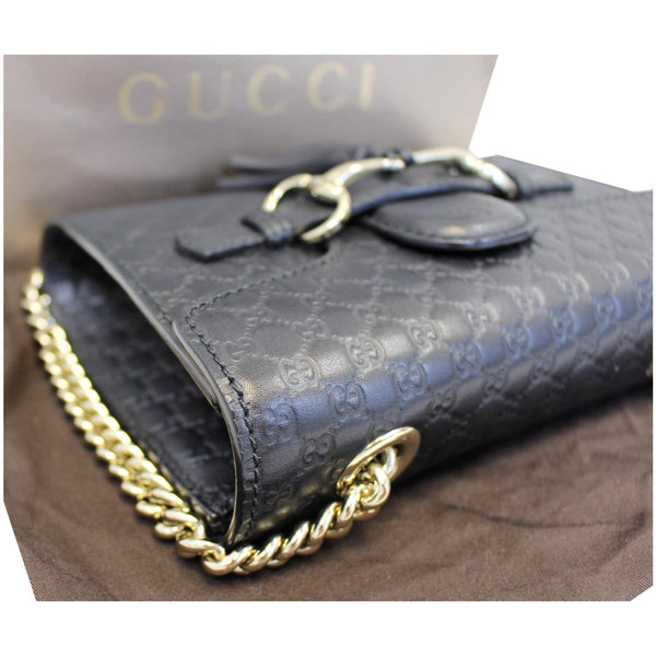 Gucci Shoulder Bag Emily Mini Micro GG Guccissima -corner