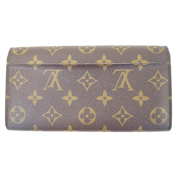LOUIS VUITTON Sarah Monogram Canvas Wallet Brown
