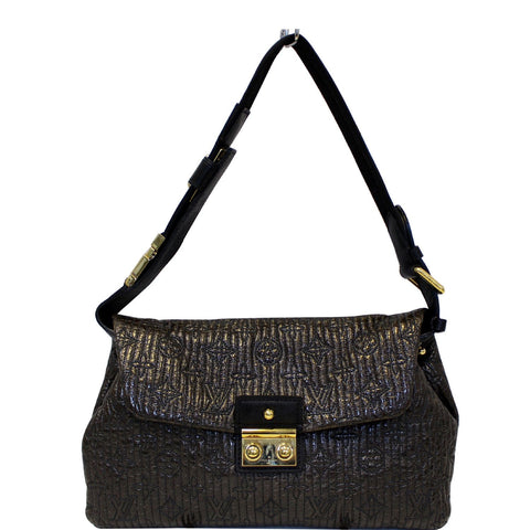 LOUIS VUITTON Motard Pochette Monogram Leather Shoulder Bag Black - Last Call