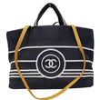 CHANEL CC Shopping Large Tote Shoulder Bag Denim-US