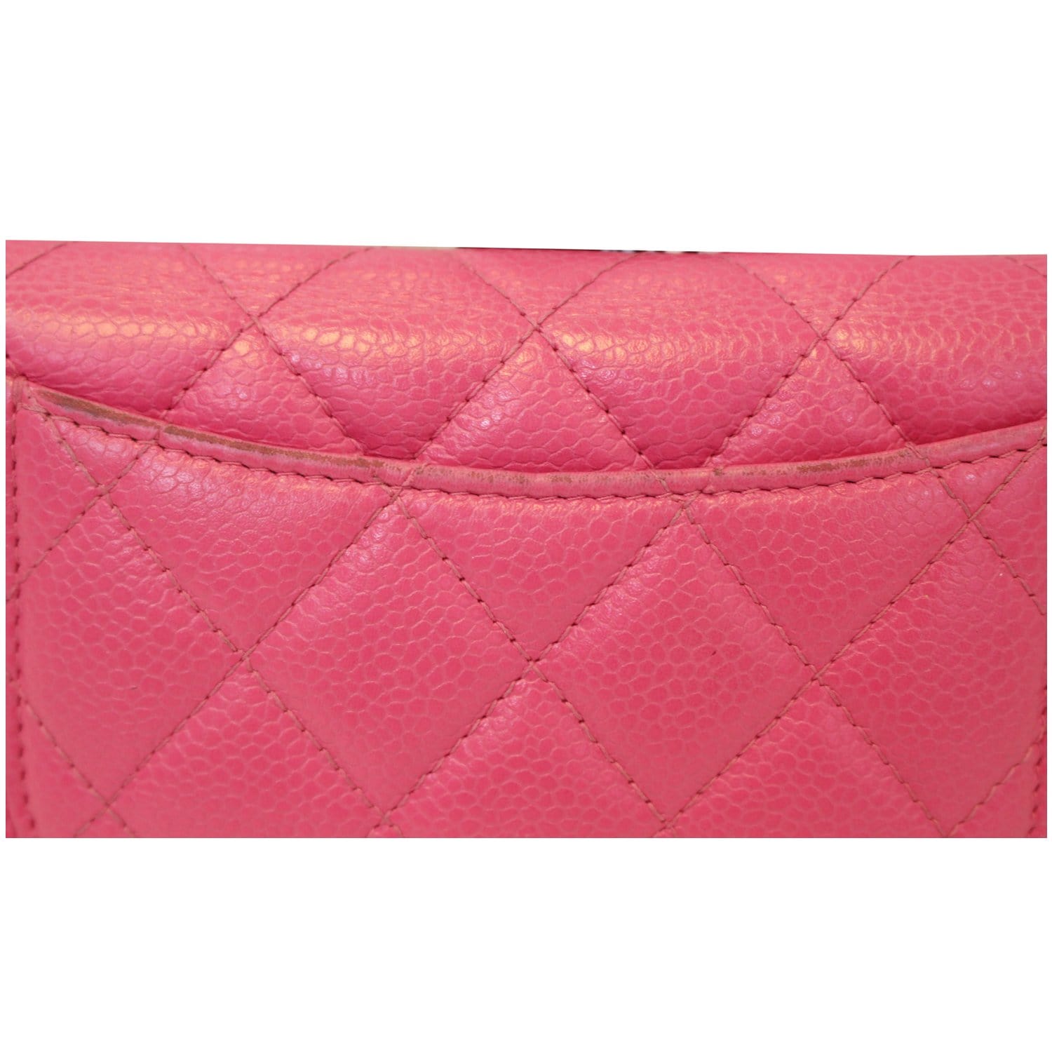 Chanel Wallet Classic Flap Caviar Leather Pink