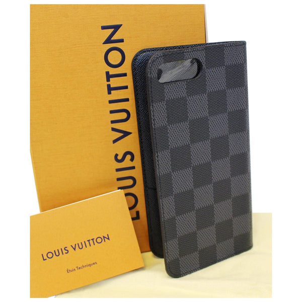 Louis Vuitton Folio Case For iPhone 7 Plus Damier - shop