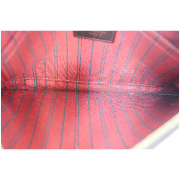 LOUIS VUITTON Pochette Wristlet Pouch Damier Ebene Neverfull MM/GM Brown