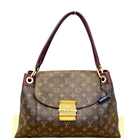 LOUIS VUITTON Olympe Monogram Canvas Satchel Shoulder Bag