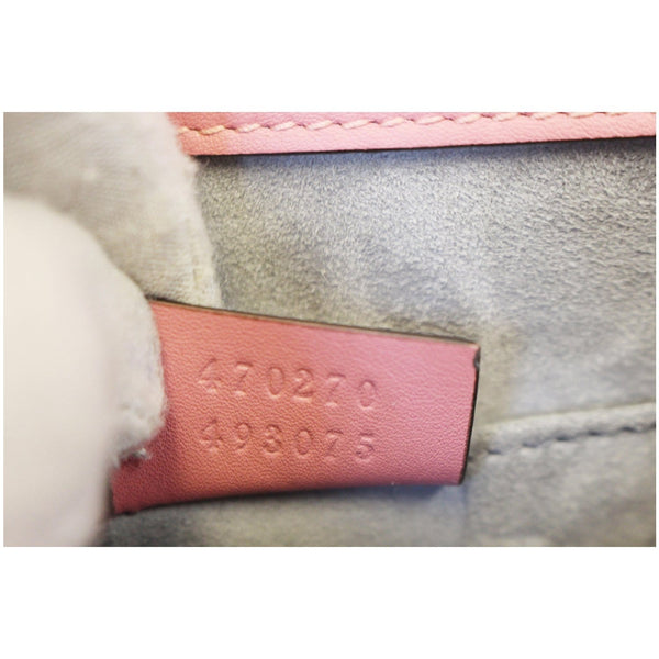 Gucci Shoulder Bag Mini Sylvie Satin Crystal Peony - logo