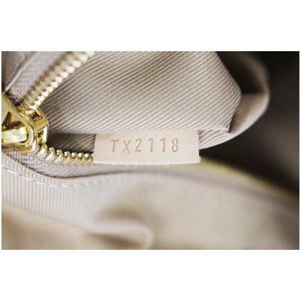 Lv Graceful MM Monogram Canvas Shoulder Bag with tag number 