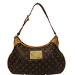 LOUIS VUITTON Thames PM Monogram Canvas Shoulder Bag Brown-US 