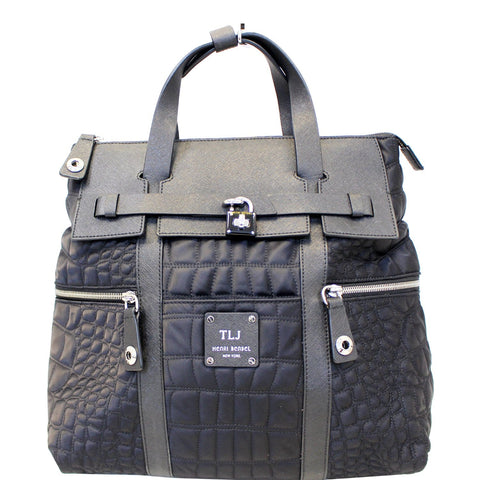 Henri Bendel Jetsetter Convertible Backpack Black