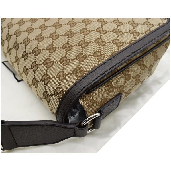 Gucci GG Canvas Messenger Bag Dark Brown - DDH