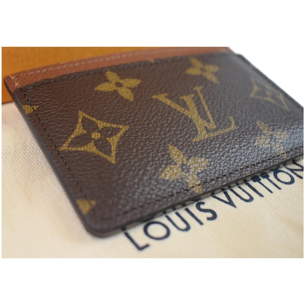 Louis Vuitton Monogram Canvas Card Holder For Women - front focused