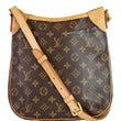 LOUIS VUITTON Odeon PM Monogram Canvas Shoulder Bag Brown