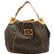 LOUIS VUITTON Galliera GM Monogram Canvas Shoulder Tote Bag Brown