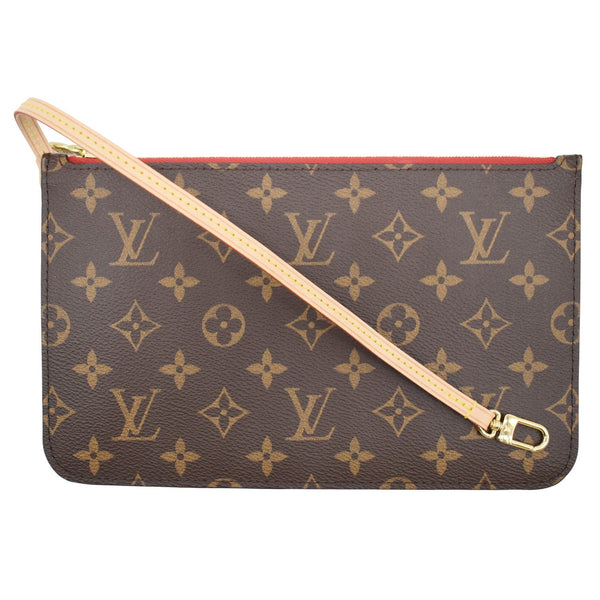 Louis Vuitton Neverfull MM Monogram Canvas Wristlet Pouch