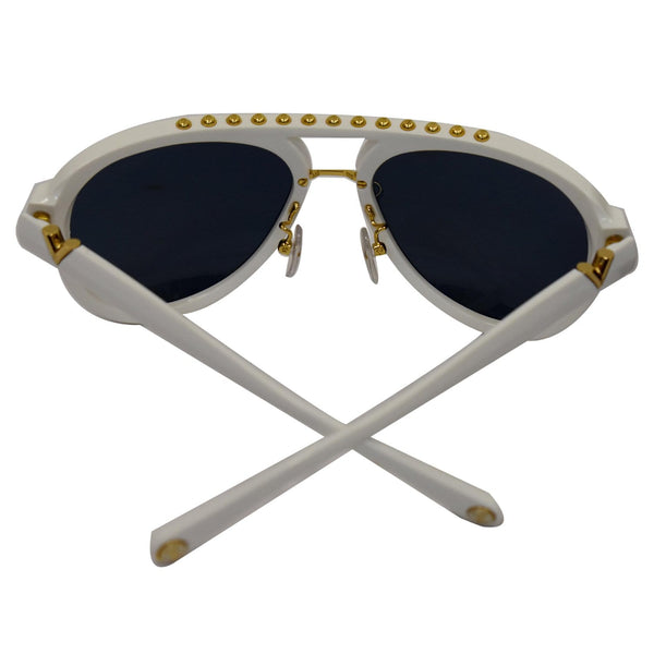 LOUIS VUITTON Serpico Sunglasses Z2357W White