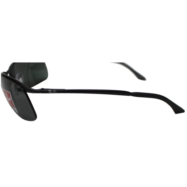 RAY-BAN RB3183 006/71 63 Sunglasses Matte Black/Green Lens